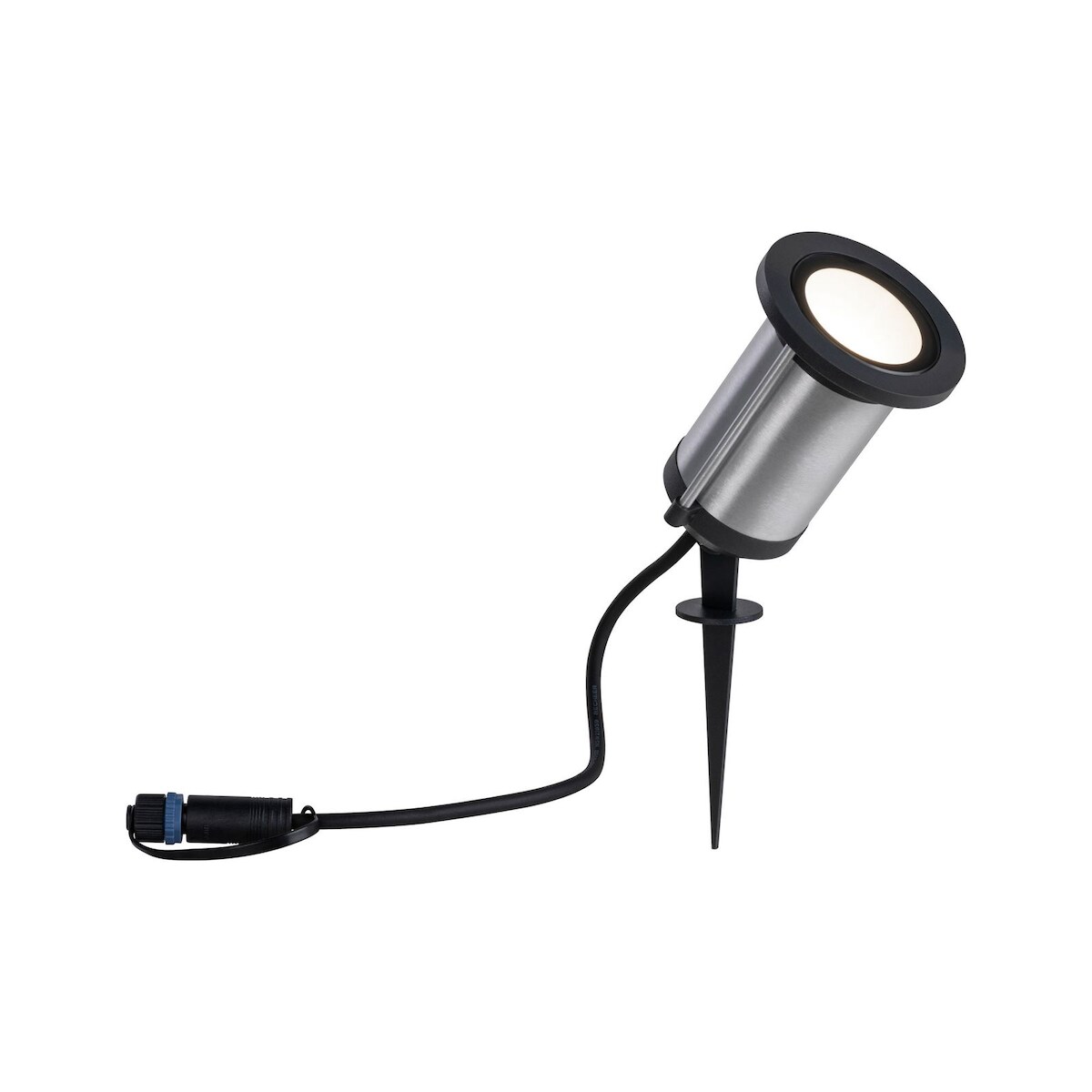 Paulmann Plug & Shine LED Gartenstrahler Classic Einzelspot IP65 3000K 5,1W Anthrazit 94285 Image
