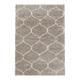 Tapis géométrique baroque en polypropylène beige 200x290