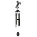 Q-Max 38" Long Metal Brown Horse Silhouette Wind Chime