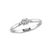 Belk & Co Lab Created 1/4 Ct Tgw Created White Sapphire And Diamond Accent Ring In Sterling Silver, 5
