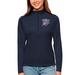 Women's Antigua Navy Oklahoma City Thunder Tribute Half-Zip Top