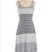 Athleta Dresses | Athleta Tank Knit Dress | Color: Gray/White | Size: Xs
