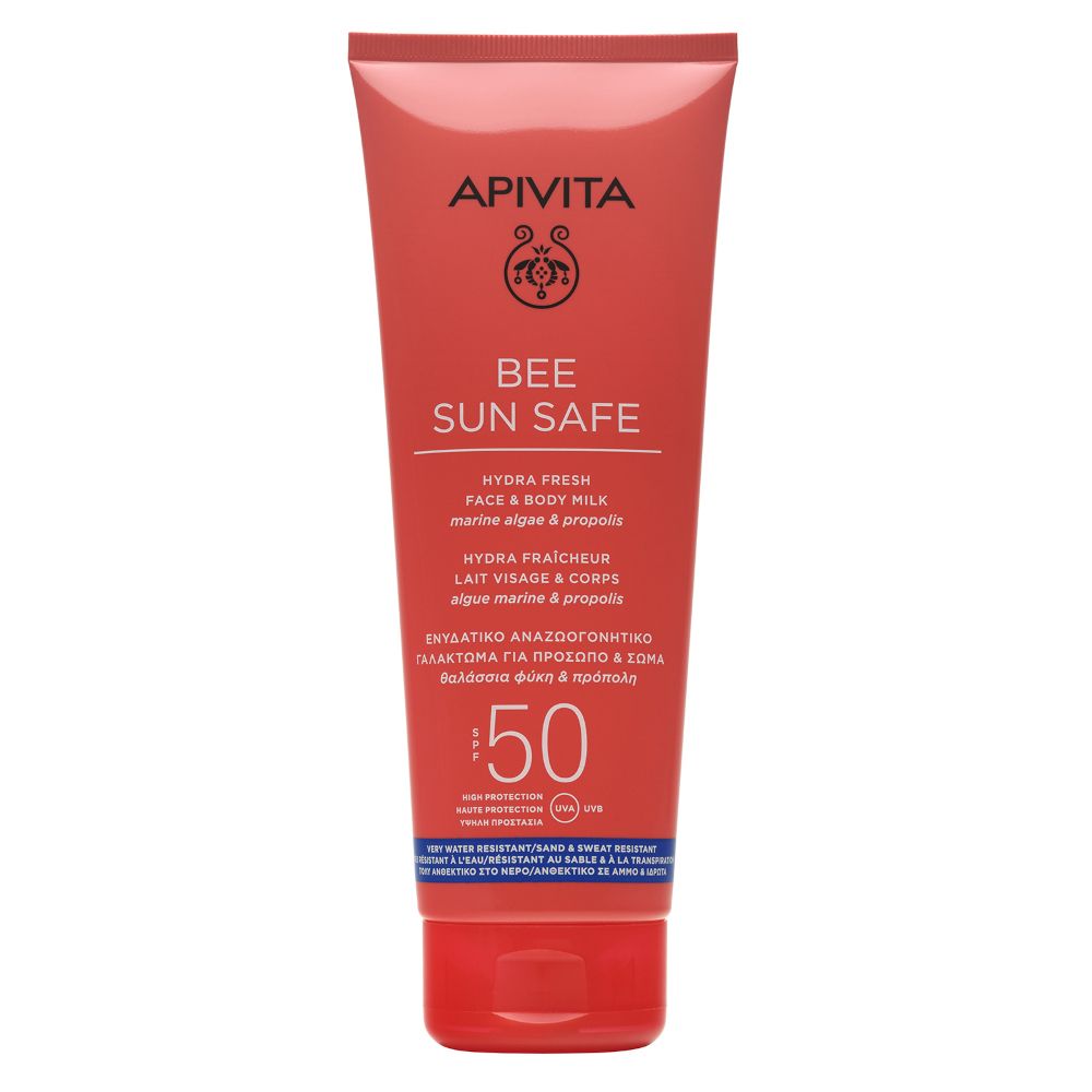 APIVITA Bee Sun Safe Latte Hydra Fresh Viso e Corpo SPF50 200 ml Crema