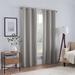 Eclipse Khloe 100% Absolute Zero Blackout Solid Textured Thermaback Curtain Panel Metal in Gray | 95 H x 40 W in | Wayfair 22716802710