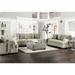 Sibbey Traditional Cream Chenille Padded 2-Piece Sofa Set by Furniture of America