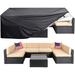 Outdoor Furniture Cover Waterproof Large Seating Protection - 126"x63"x29"