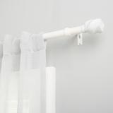 ATI Home Twist 1" Adjustable Window Curtain Rod and Finial Set