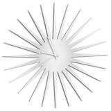 Adam Schwoeppe 'MCM Starburst Clock - White' Midcentury Modern Style Wall Decor