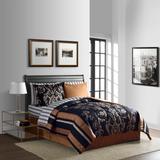 Lanwood Home Sabrina Reversible 6-Piece Bed-in-A-Bag Comforter Set