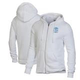 Men's White Hampton Pirates Rocky Full-Zip Hoodie