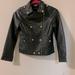 Jessica Simpson Jackets & Coats | Jessica Simpson Faux Leather Moto Jacket For Girls Black Size Medium (10-12) | Color: Black/Gold | Size: Mg