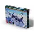 Mistercraft Modellbausatz Spitfire LF Mk.XVI e Packard Spitfire Maßstab 1:72 Plastikbausatz, Bausatz zum Zusammenbauen, Inklusive Klebstoff, Kunststoffmodell, Bauanleitung,128mmmx136.0mm, Black