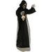 5.2-ft. Standing Reaper, Indoor/Covered Outdoor Halloween Decoration, LED Green Eyes, Poseable, Battery-Operated, Piper - Haunted Hill Farm HHRPR-12FLS