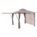 Sahara 9.8-Ft. x 9.8-Ft. Soft Top Gazebo Canopy with Curtains, Pop Out Roof, and Roof Vent - Hanover SAHARAGAZ-TAN