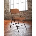 National Public Seating 3200 Series Fabric Padded Folding Chair Fabric in Yellow/Brown | 32 H x 18.75 W x 20.75 D in | Wayfair #3219