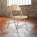 National Public Seating 50 Series Metal Folding Chair brownMetal in Beige | 29.375" H X 18.5" D X 18.25" W | Wayfair #51