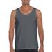 Gildan 64200 Men's Softstyle Tank Top in Charcoal size Large | Cotton G642