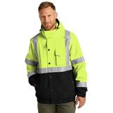 CornerStone CSJ501 ANSI 107 Class 3 Waterproof Insulated Ripstop Bomber Jacket in Safety Yellow size 3XL | Polyester