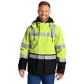 CornerStone CSJ502 ANSI 107 Class 3 Waterproof Ripstop 3-In-1 Parka Jacket in Safety Yellow size 5XL | Polyester