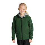 Sport-Tek YST56 Youth Waterproof Insulated Jacket in Forest Green size Large | Polyesterfill