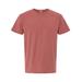 M&O 6500M Men's Vintage Garment-Dyed T-Shirt in Brick size Small | Cotton