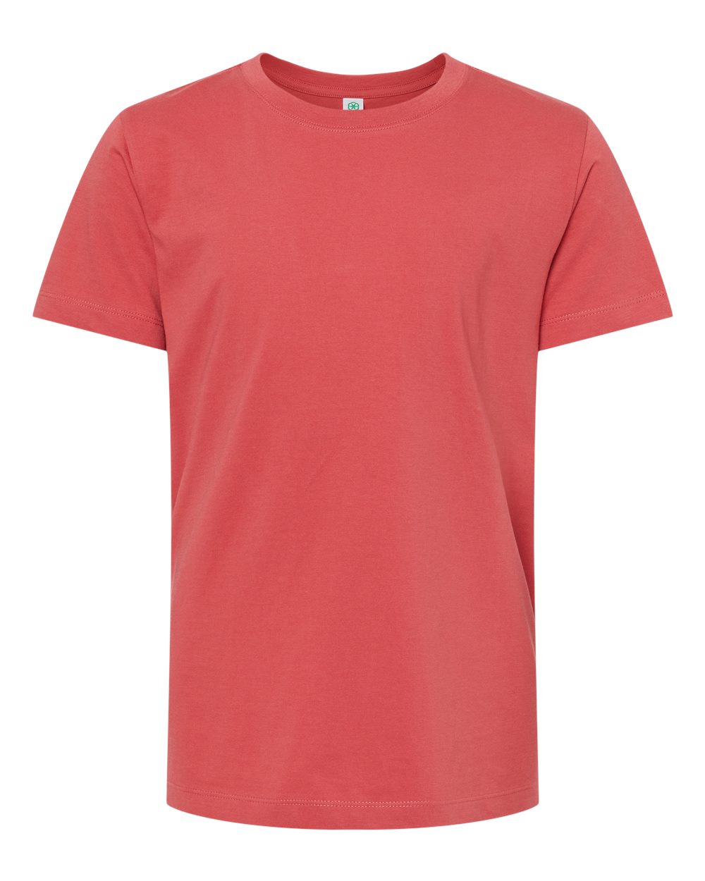 SoftShirts 402 Youth Organic T-Shirt in Brick size Medium | Cotton