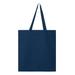 Q-Tees Q800 Promotional Tote Bag in Navy Blue | Canvas Q0800