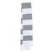 Sportsman SP02 Rugby-Striped Knit Scarf in White/Heather Grey | Acrylic