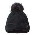 Columbia 186210 Winter Blur Pom Beanie Hat in Black | acrylic/nylon/polyester/elastane