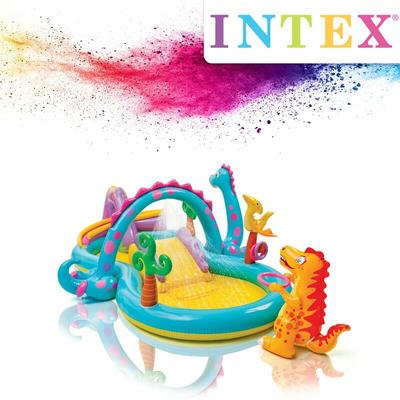 Intex - Dinoland Play Center 333 x 229 x 112 cm mit Rutsche