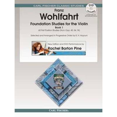 O2465x - Wohlfahrt Foundation Studies For The Violin Book 1 Book/Dvd