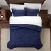 Serta Simply Clean Antimicrobial Pleated Comforter Set