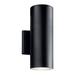 Kichler Modern 12.3" High Textured Black LED Outdoor Wall Light