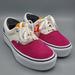 Vans Shoes | New Womens Vans Era Platform Mini Cord Multicolor True White Sneaker Shoes 5 | Color: Pink/White | Size: 5