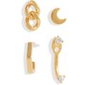 Madewell Jewelry | Madewell | Nwt Mix & Match Vintage Gold Earring Set | Color: Gold | Size: Os