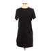 Brandy Melville Casual Dress - Shift: Black Solid Dresses