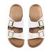 Women's FOCO Vegas Golden Knights Double-Buckle Sandals