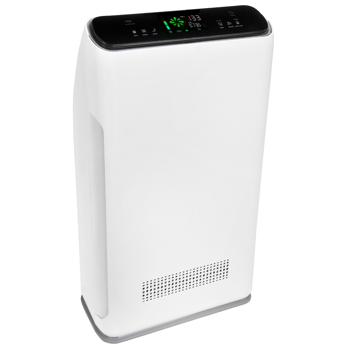 GUTFELS Luftreiniger für Wohnung, 7-Fach-Filtertechnologie, HEPA-13-Filter, inkl. Fernbedienung, für zu 40m² Raumgröße, LR 67014 we Image
