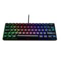 SureFire Kingpin M1 60% Mechanische Gaming Tastatur Deutsch, Gaming Multimedia Keyboard klein & mobil, RGB-Tastatur mit Beleuchtung, 100% Anti-Ghosting-Tasten, deutsches Layout QWERTZ