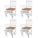 Longshore Tides Dining Chairs Accent Chair w/ Curved Slat Back for Kitchen Pinewood Wood in Brown | 33.7 H x 16.3 W x 17.9 D in | Wayfair