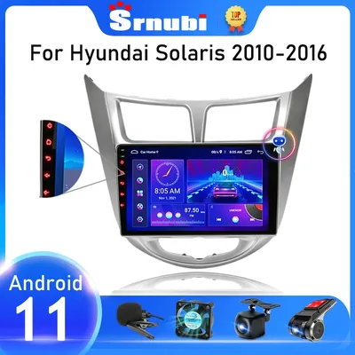 Srnubi-Lecteur de limitation d'autoradio Android GPS Stéréo DVD Hautréus 2 Din Hyundai