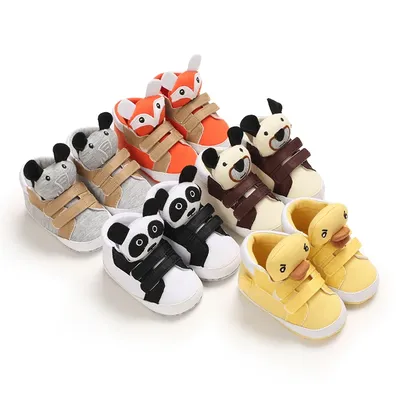 Chaussures antidérapantes pour bébés filles et garçons chaussures de premiers pas pour bébés motif