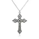 Collier pendentif croix vintage pour hommes et femmes accessoires de bijoux gothiques grunge mode
