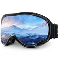 Prévention Jcorde I-Lunettes de ski anti-buée avec protection UV lunettes de neige pour hommes et
