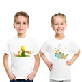 T-shirt imprimé dessin animé pour enfants vêtements pour enfants petit prince mignon t-shirt