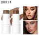 QIBEST bâton bronzant de maquillage pour femmes crème de teinte Rouge contour cosmétique surligneur