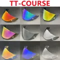 Visière de casque pour KYT TT COURSE bouclier de casque de moto pare-brise protection solaire