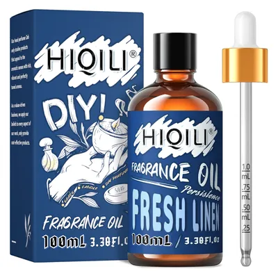 HIQILI-Château Parfumé en Lin Frais Huile 100 Pure pour Diffuseur d'Arôme Humidificateur