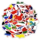 25 50 pièces pays drapeau National autocollant jouets pour enfants Football Football Fans