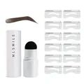 Eyeblogging-Tampon à poudre imperméable pour sourcils kit de maquillage professionnel effet